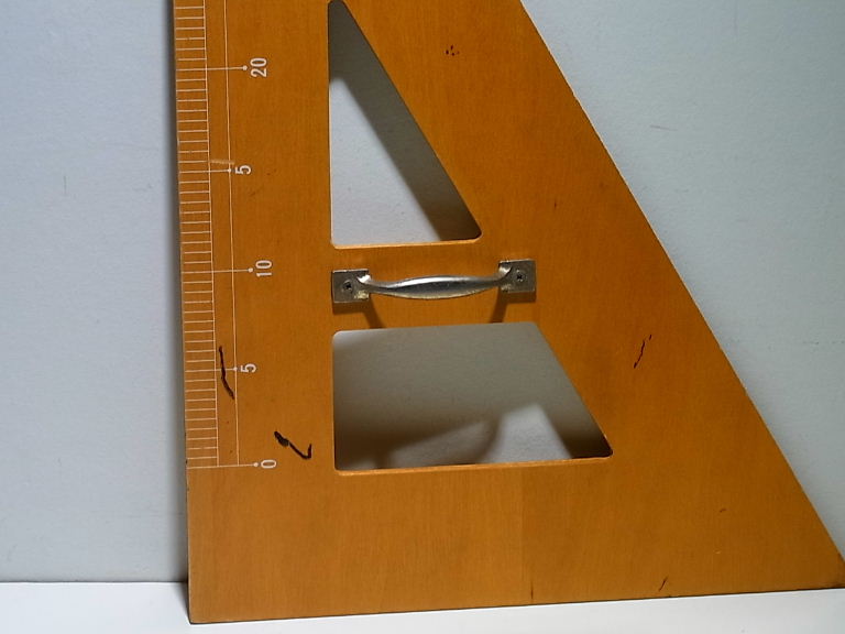 ドラパス 教授用品 木製三角定規 (2ヶ1組) 11301 店内全品対象 - 製図用品